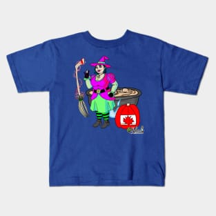 Cute Canadian Witch Kids T-Shirt